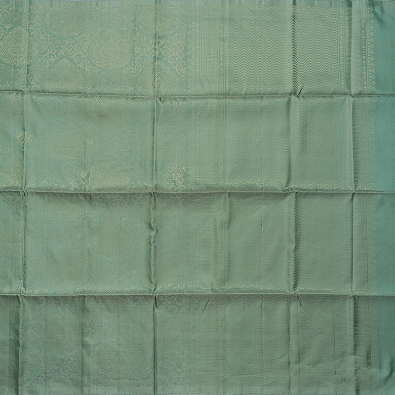 Hayagrivas Pastel Green Handloom Soft Silk Saree KBE2106A30-1