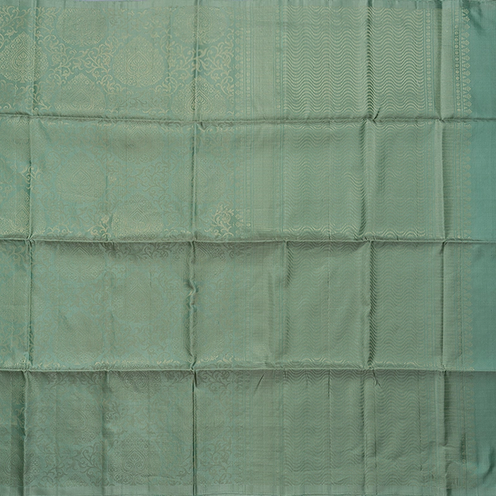 Hayagrivas Pastel Green Handloom Soft Silk Saree KBE2106A30-1