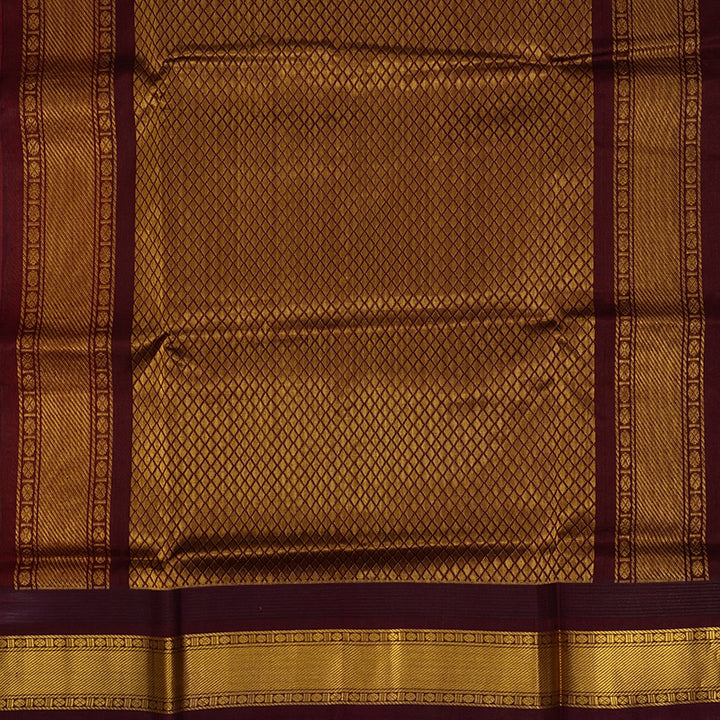 Hayagrivas Rust Pure Silk Cotton Saree SSCBF34D3-33