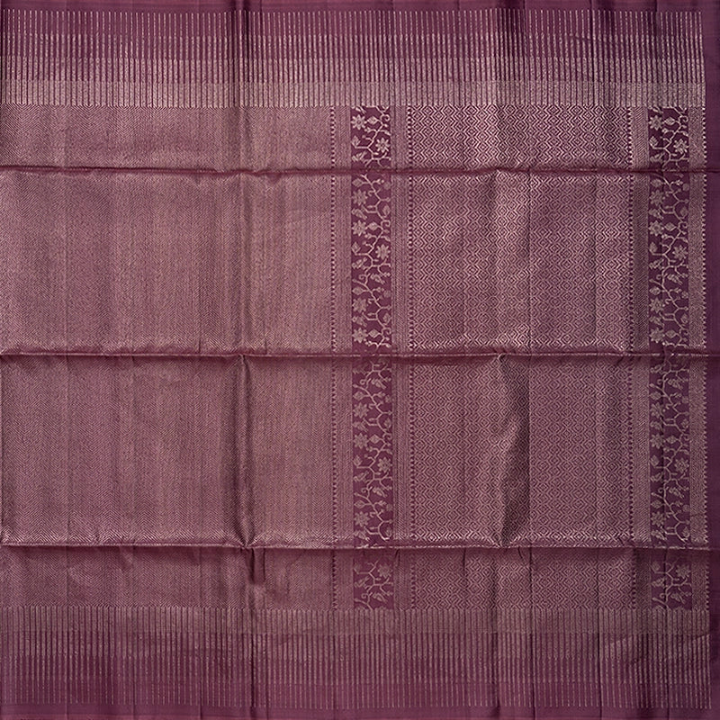 Hayagrivas Dark Mauve Handloom Soft Silk Saree KBF536G2-21