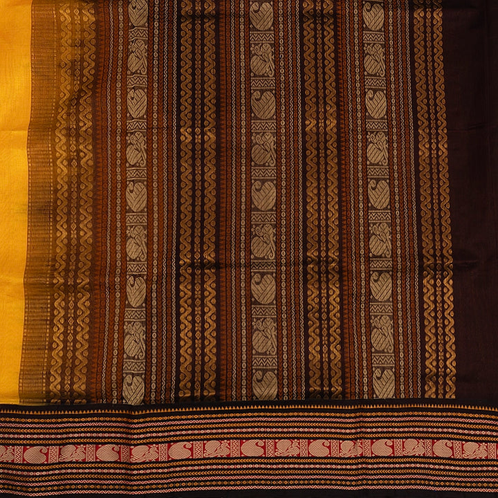 Hayagrivas Mambazham Yellow Pure Silk Cotton Saree SSCBF55E8-1