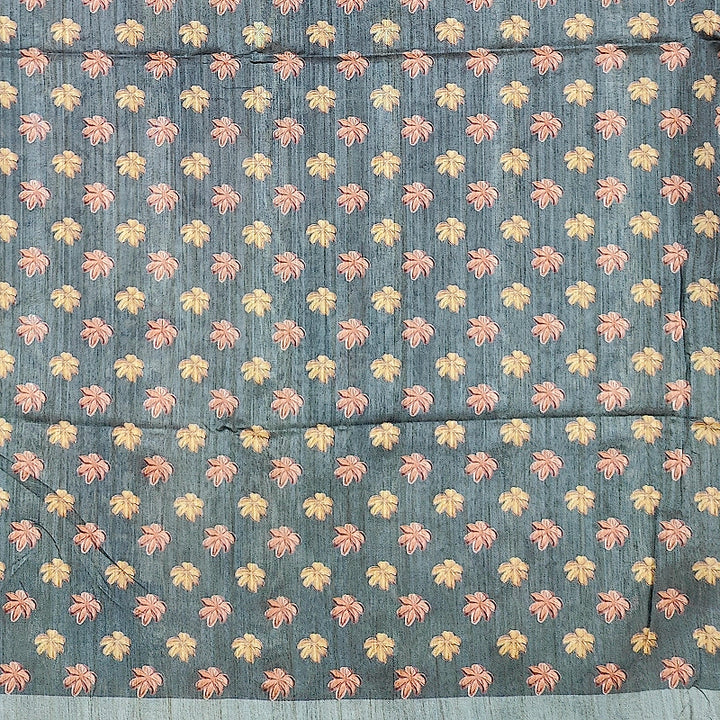 Hayagrivas Slate-Blue Fancy Cotton Saree KBE1876L1-40