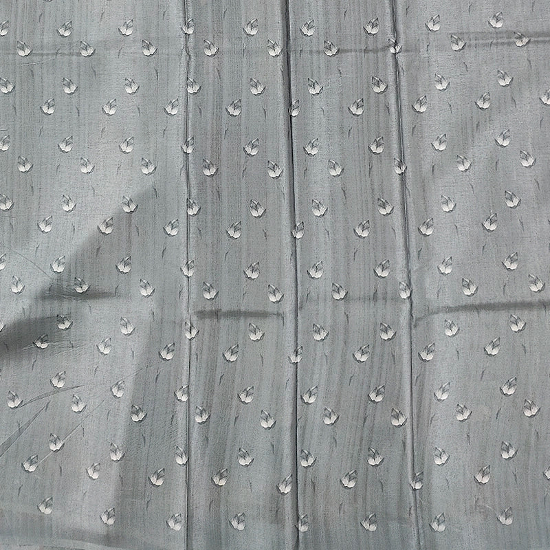 Hayagrivas Grey Fancy Cotton Saree KBE1877L6-6