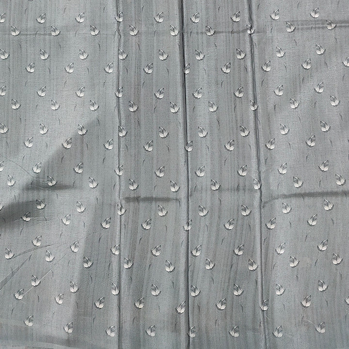 Hayagrivas Grey Fancy Cotton Saree KBE1877L6-6