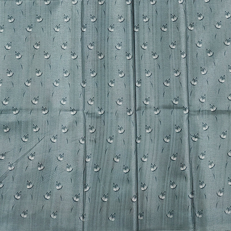 Hayagrivas Ice Blue Fancy Cotton Saree KBE1877L6-7