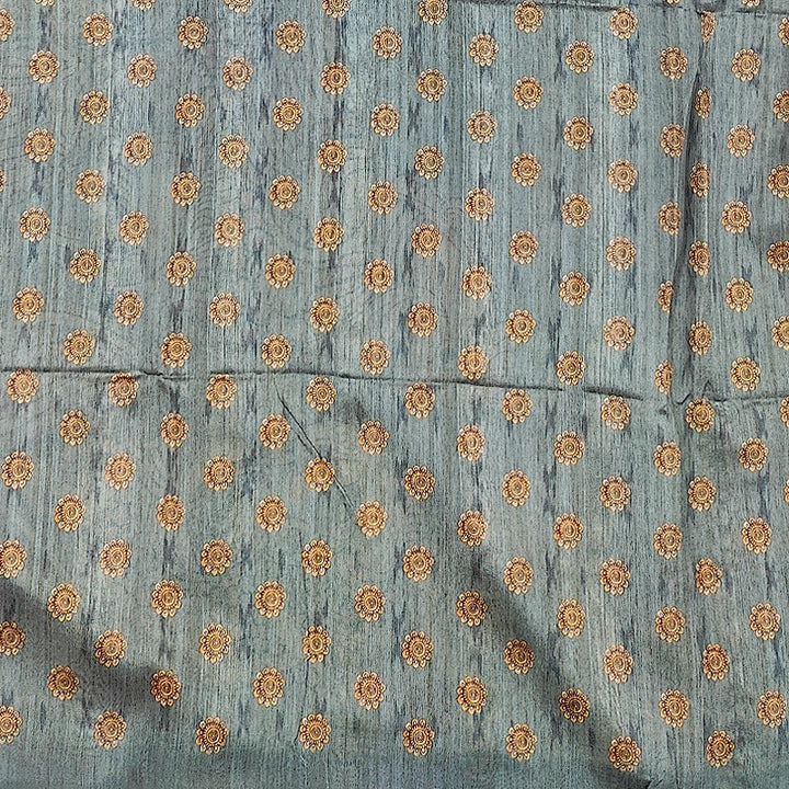 Hayagrivas Grey Fancy Cotton Saree KBE1877L7-3