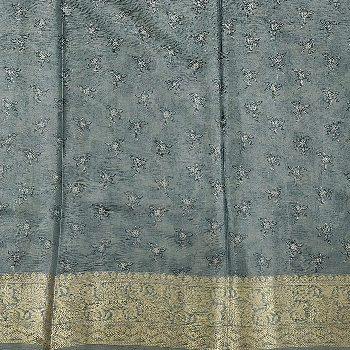 Hayagrivas Cream-White Fancy Cotton Saree KBE1878L1-5