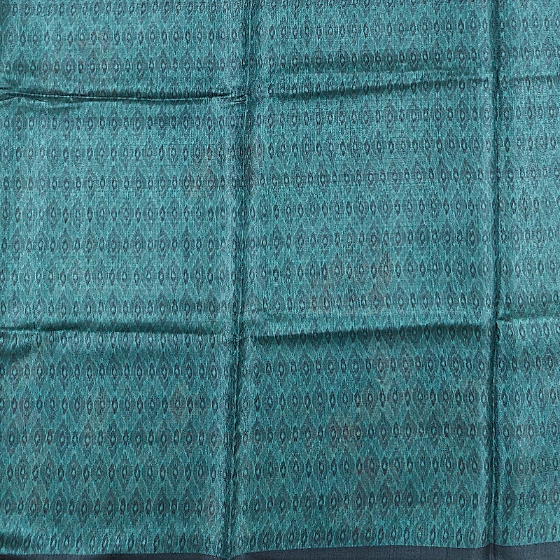 Hayagrivas Sea Green Fancy Cotton Saree KBE1878L2-4