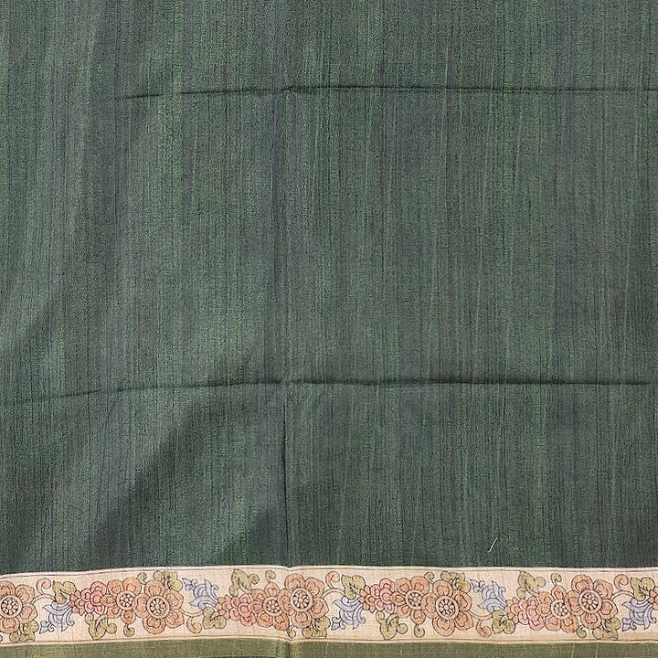 Hayagrivas Bottle Green Fancy Cotton Saree KBE1917L1-67