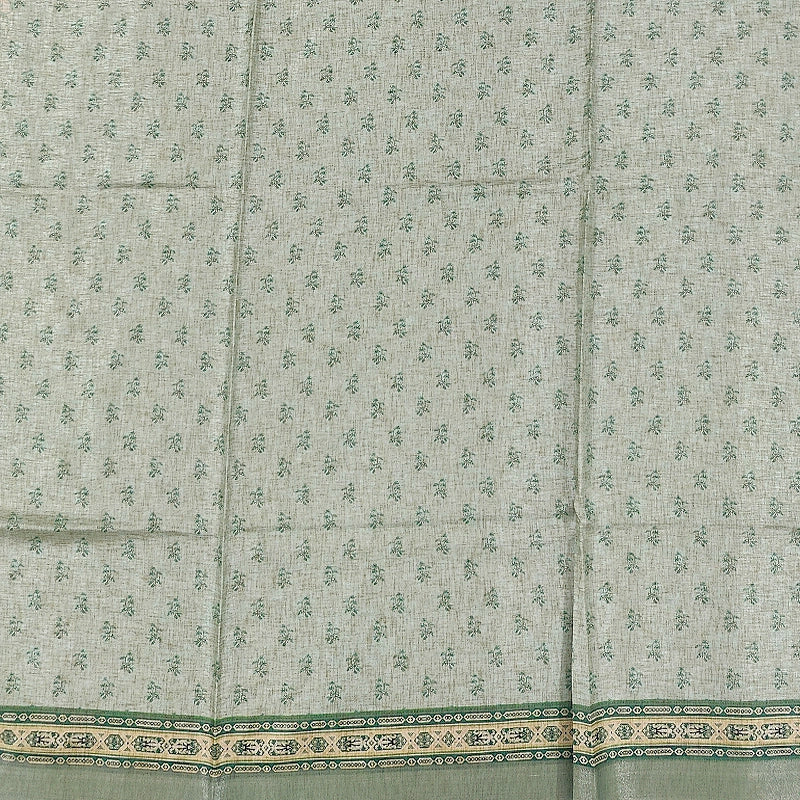 Hayagrivas Light Mint Green Fancy Cotton Saree KBE1918L1-32