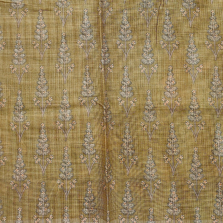 Hayagrivas Olive-Green Fancy Cotton Saree KBE1918L2-35