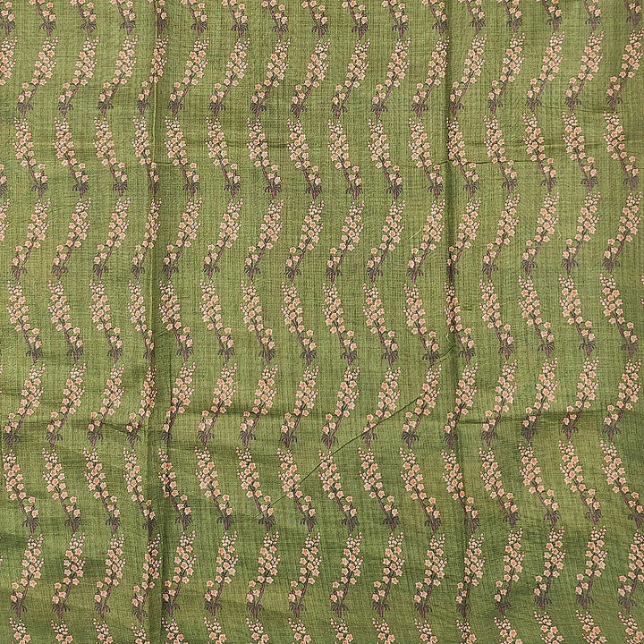 Hayagrivas Olive Green Fancy Cotton Saree KBE1918L2-7