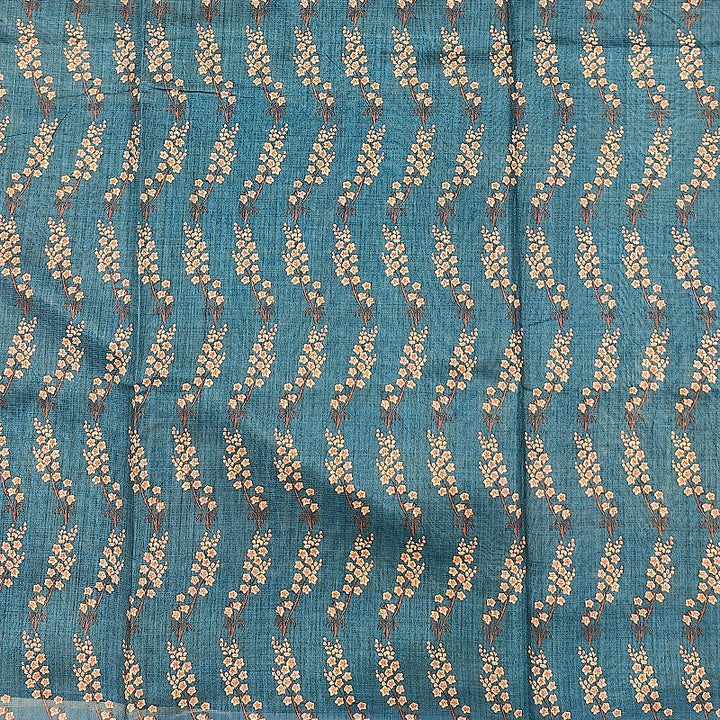 Hayagrivas Muted Sage-Green Fancy Cotton Saree KBE1918L2-9