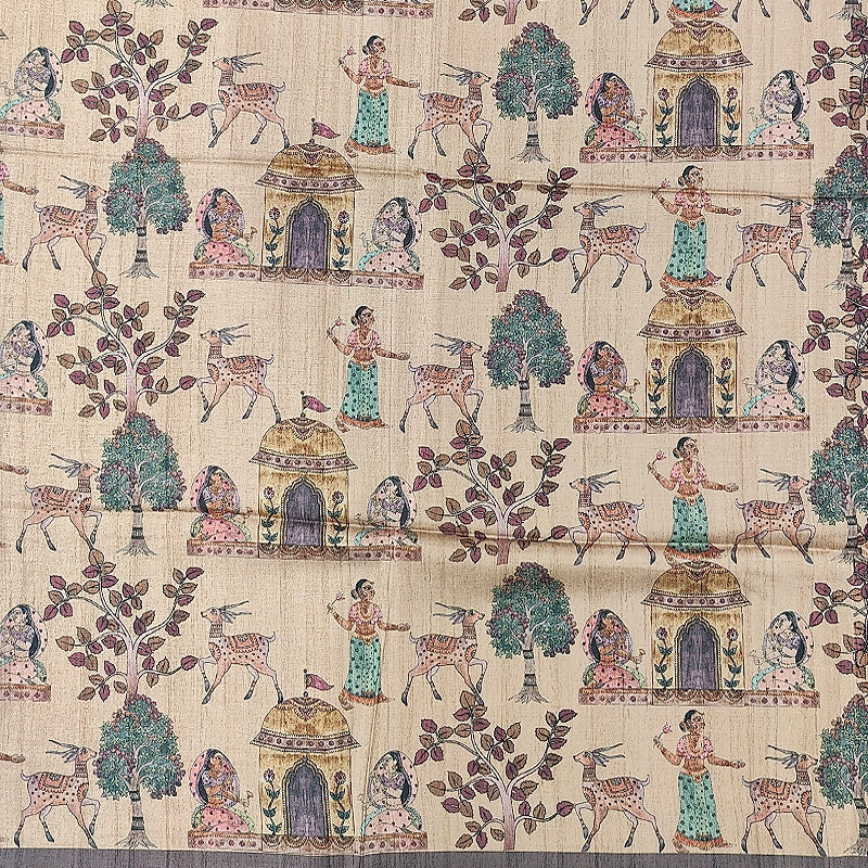 Hayagrivas Light Burgundy Fancy Cotton Saree KBE1920L1-4