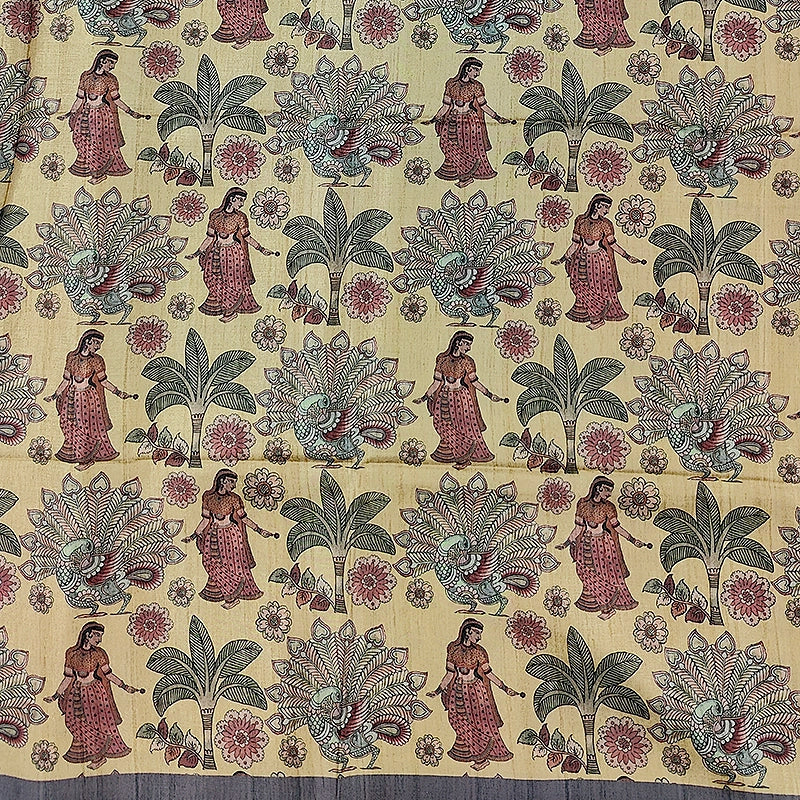 Hayagrivas Grey Fancy Cotton Saree KBE1920L1-40