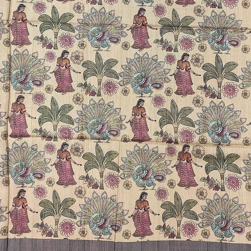 Hayagrivas Dusty Purple Fancy Cotton Saree KBE1920L1-64
