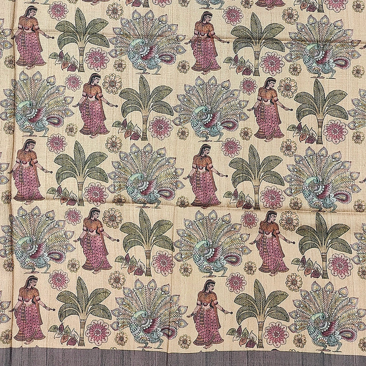 Hayagrivas Dusty Purple Fancy Cotton Saree KBE1920L1-64