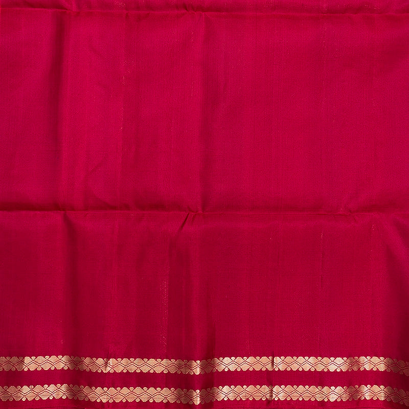 Hayagrivas Reddish-Pink Handloom Soft Silk Saree KBF883H20-4