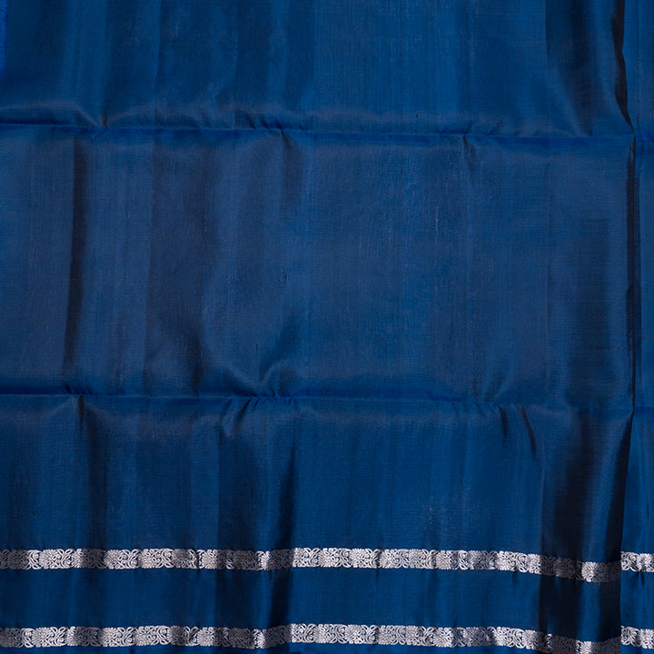 Hayagrivas Ramar Blue Handloom Soft Silk Saree KBF883H20-8