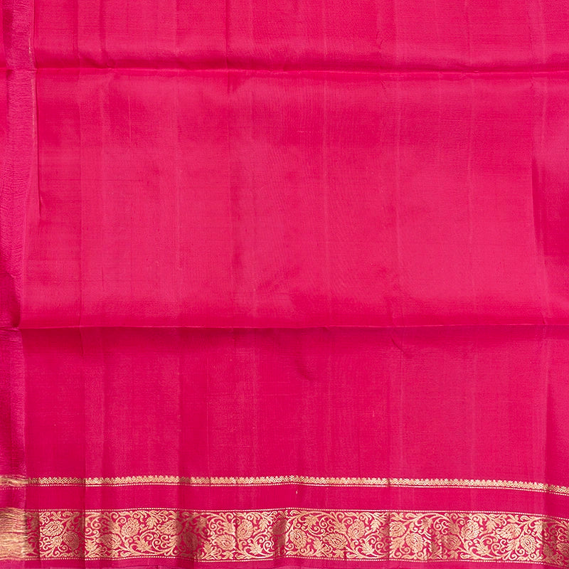 Hayagrivas Pink Handloom Soft Silk Saree KBF883H4-2
