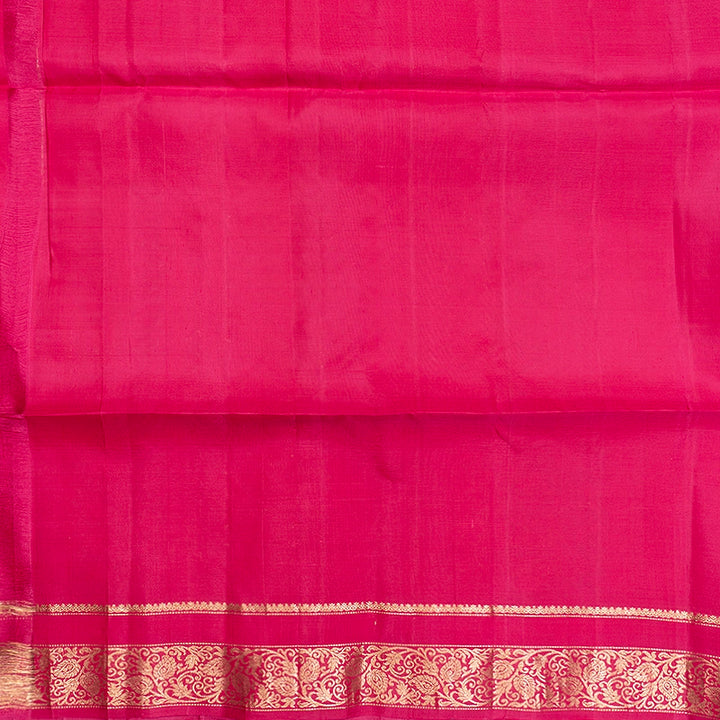 Hayagrivas Pink Handloom Soft Silk Saree KBF883H4-2