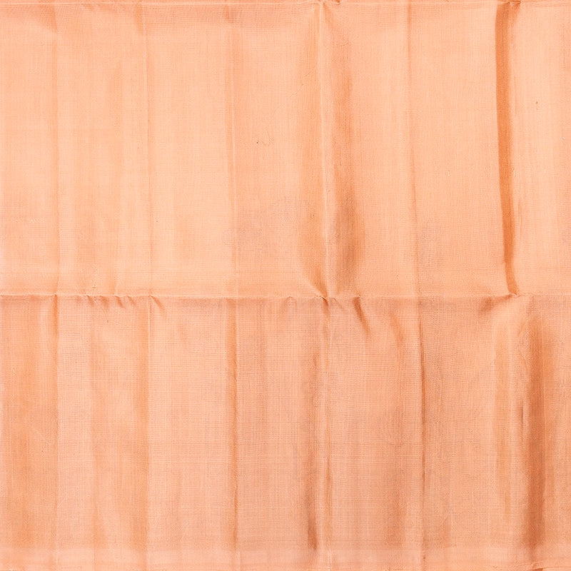 Hayagrivas Mild Peach Orange Handloom Soft Silk Saree KBF885H21-2
