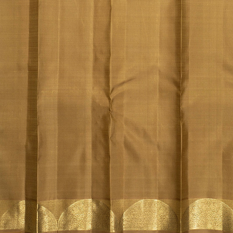 Hayagrivas Handloom Dry Mehandi Green Kanjivaram Silk Saree KBFL386J1-1-BF386-SBS