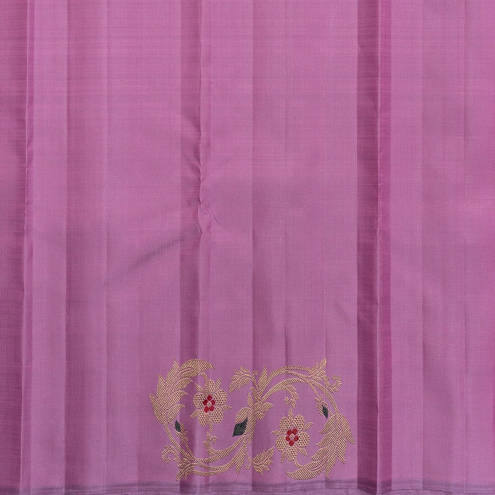 Hayagrivas Handloom Lavender-Pink Kanjivaram Silk Saree KBFL387J1-1-BF387-SBS