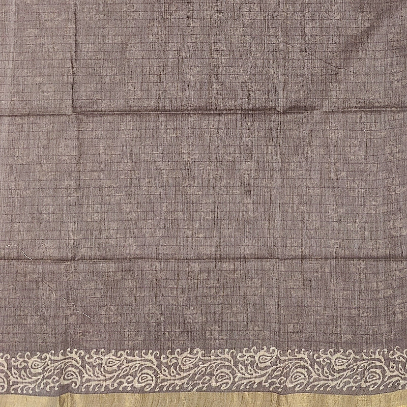 Hayagrivas Brown Fancy Cotton Saree KSBE144C9-6