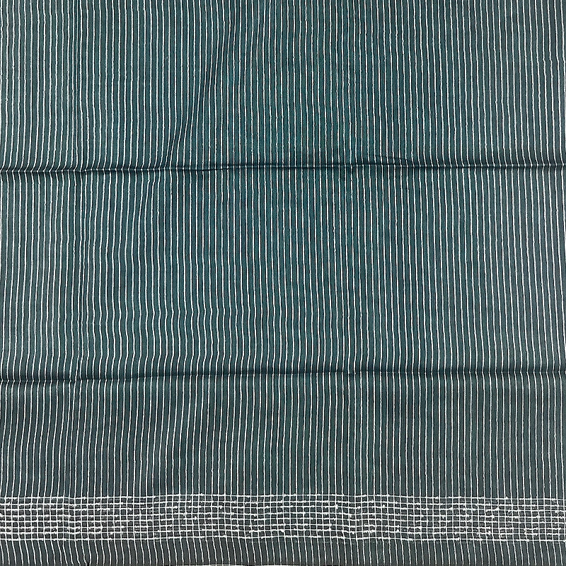 Hayagrivas Peacock Green Handloom Linen Saree KSBE148C8-1
