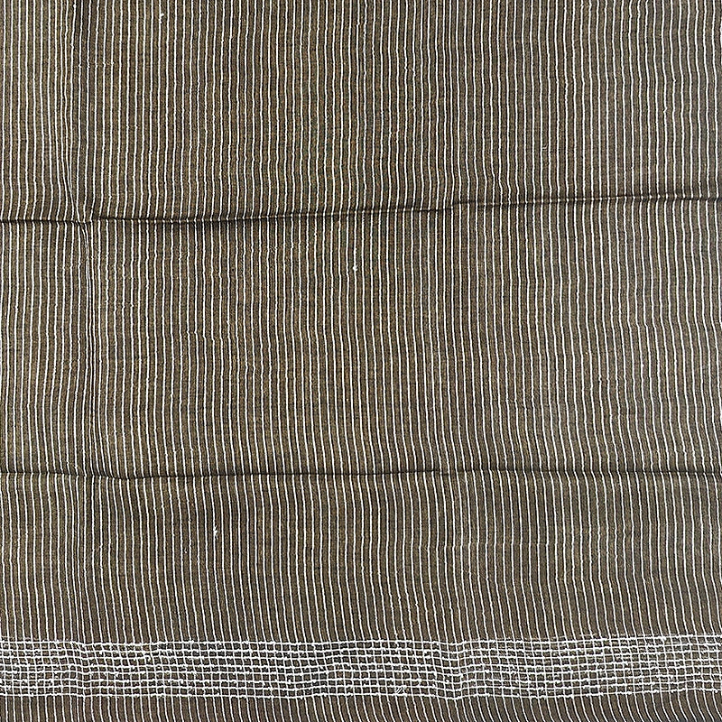 Hayagrivas Brown Handloom Linen Saree KSBE148C8-4