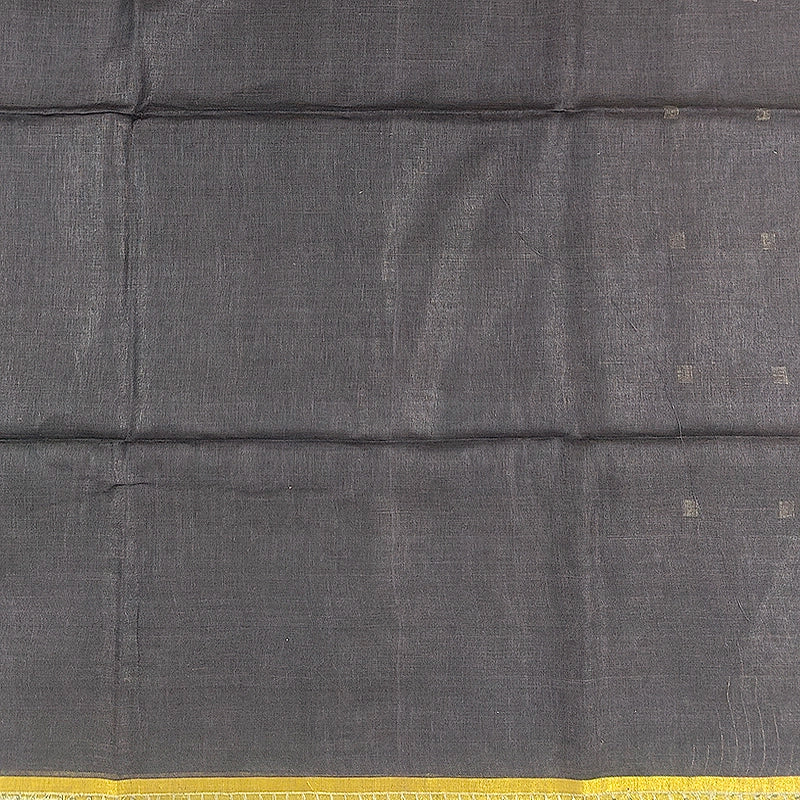 Hayagrivas Deep Teal Green Handloom Linen Saree KSBE148C9-4