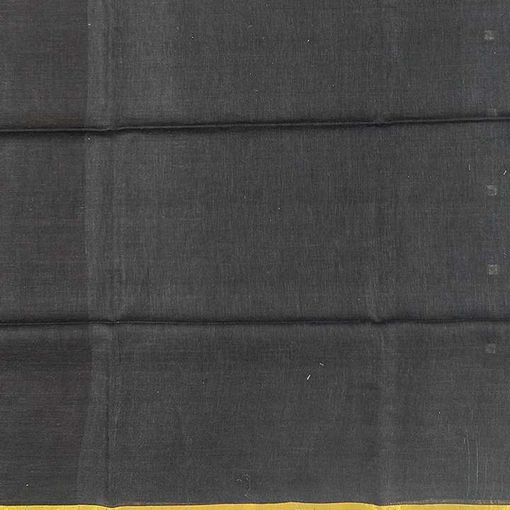 Hayagrivas Black Handloom Linen Saree  KSBE148C9-5