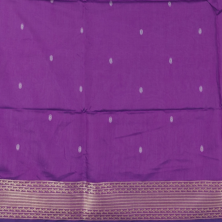 Hayagrivas Peacock Blue Fancy Cotton Saree SSCBF107G1-1
