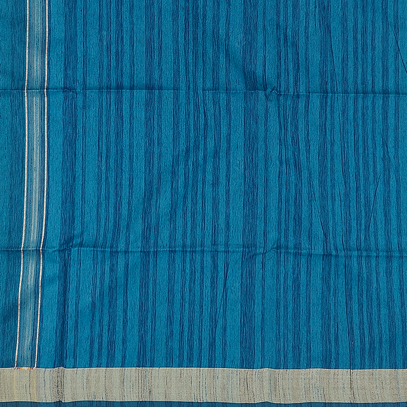 Hayagrivas Blue Fancy Cotton Saree SSCBF107G4-1