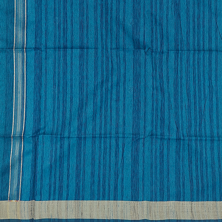 Hayagrivas Blue Fancy Cotton Saree SSCBF107G4-1