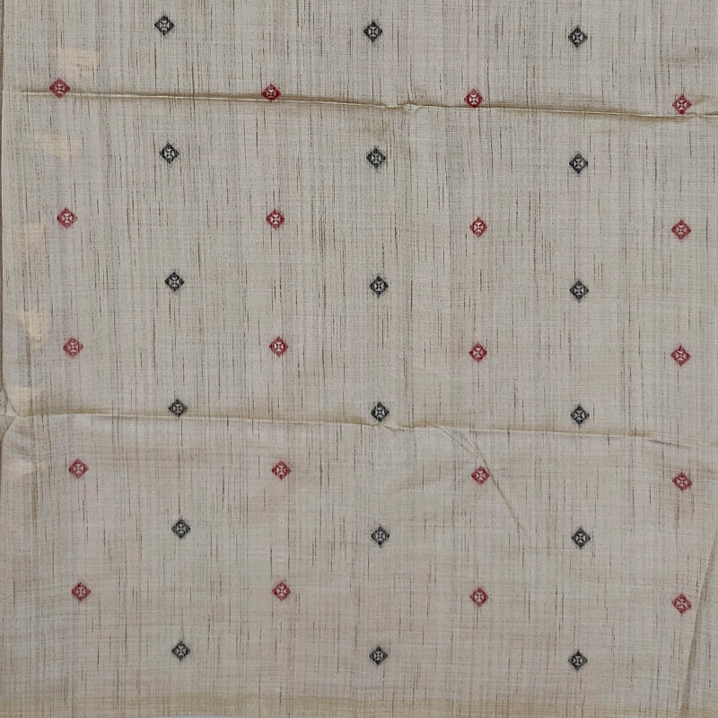Hayagrivas Beige Fancy Cotton Saree SSCBF107G5-4