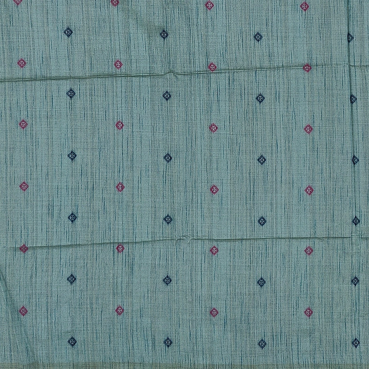 Hayagrivas Grey Fancy Cotton Saree SSCBF107G5-5