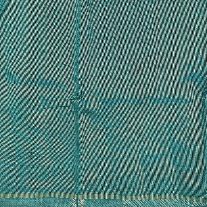 Hayagrivas Peacock Blue Fancy Cotton Saree SSCBF120H1-2