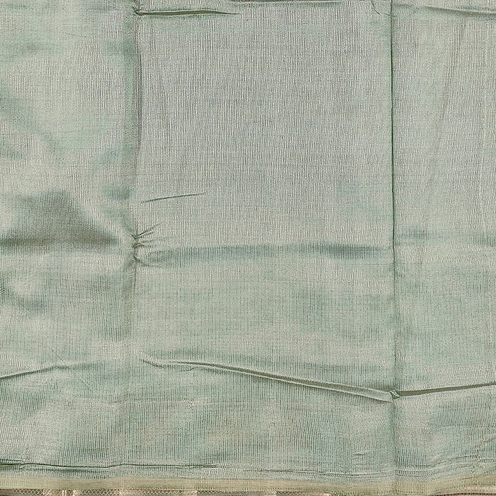 Hayagrivas Sea Green Fancy Cotton Saree SSCBF120H1-9
