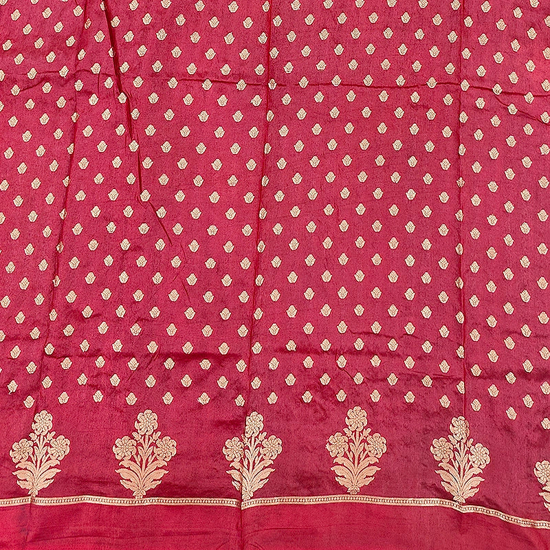 Hayagrivas Red Fancy Cotton Saree SSCBF120H2-10
