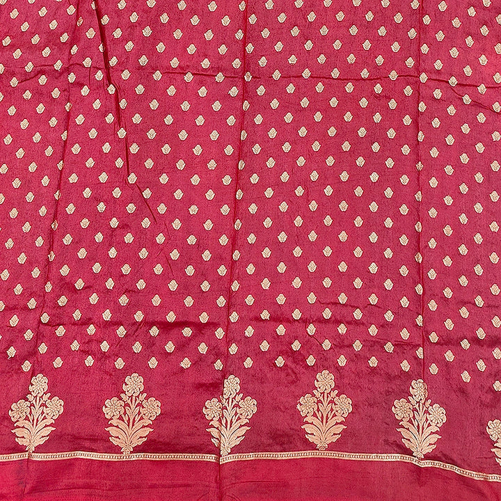 Hayagrivas Red Fancy Cotton Saree SSCBF120H2-10