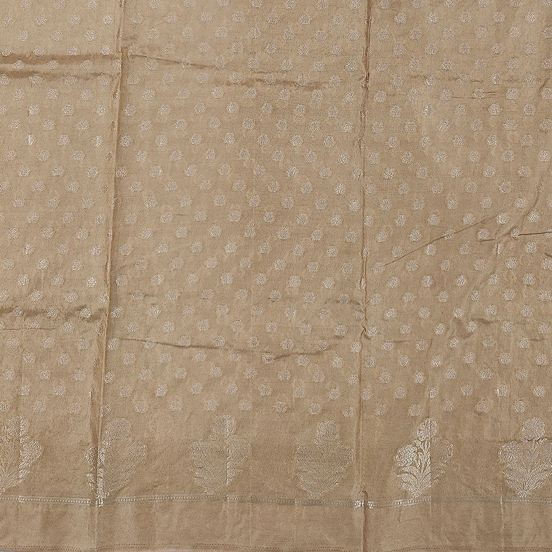 Hayagrivas Golden-Beige Fancy Cotton Saree SSCBF120H2-3