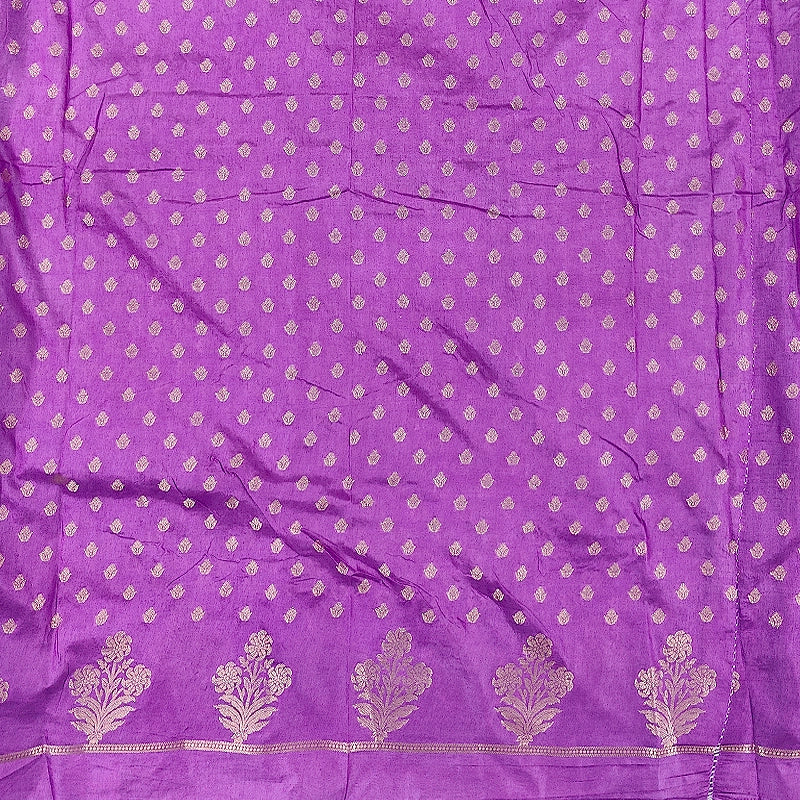 Hayagrivas Purple Fancy Cotton Saree SSCBF120H2-9