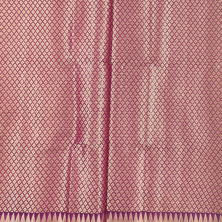 Hayagrivas Magenta-Purple Fancy Cotton Saree SSCBF120H4-3
