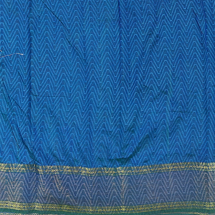 Hayagrivas Sea Blue Fancy Cotton Saree SSCBF120H7-8