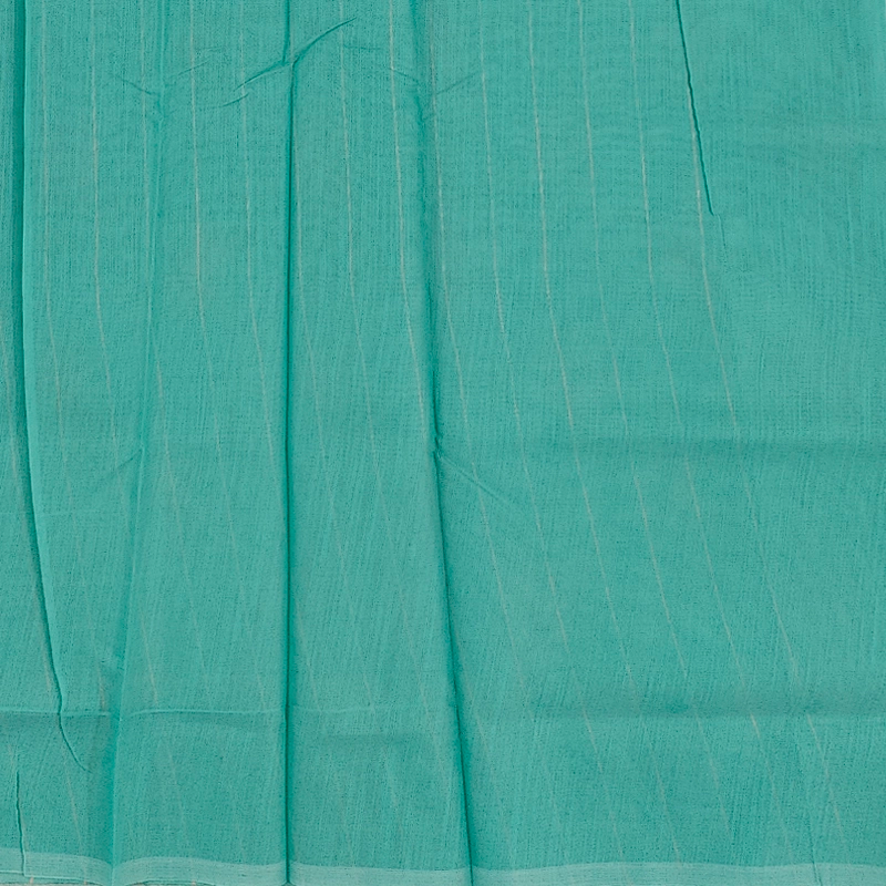 Hayagrivas Mint-Green Fancy Cotton Saree SSCBF121H1-3