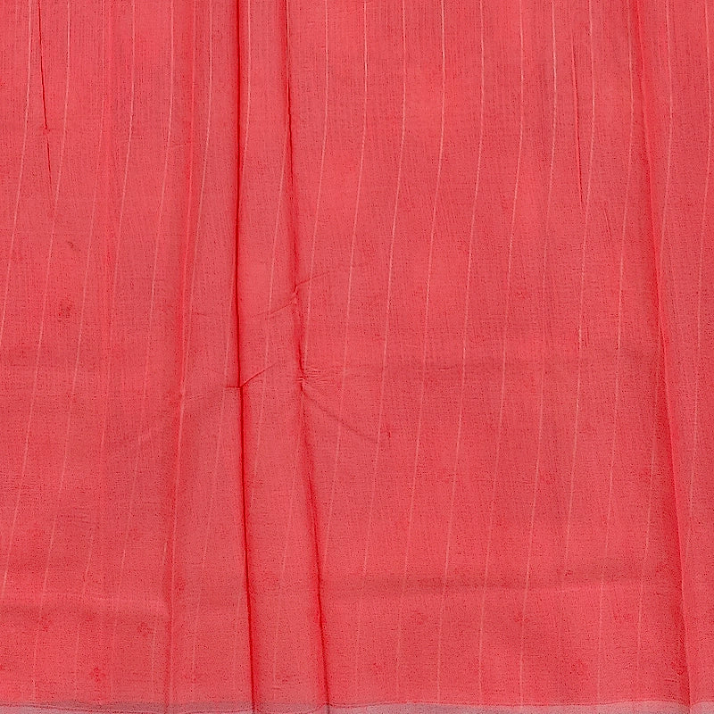 Hayagrivas Coral-Peach Fancy Cotton Saree SSCBF121H1-5