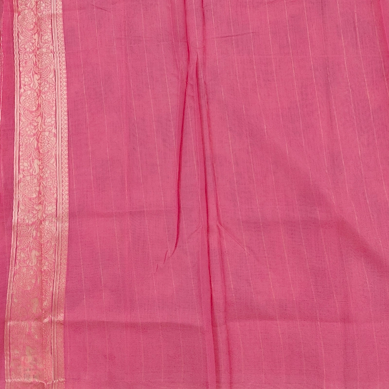 Hayagrivas Pink Fancy Cotton Saree SSCBF121H2-2