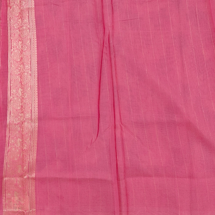 Hayagrivas Pink Fancy Cotton Saree SSCBF121H2-2